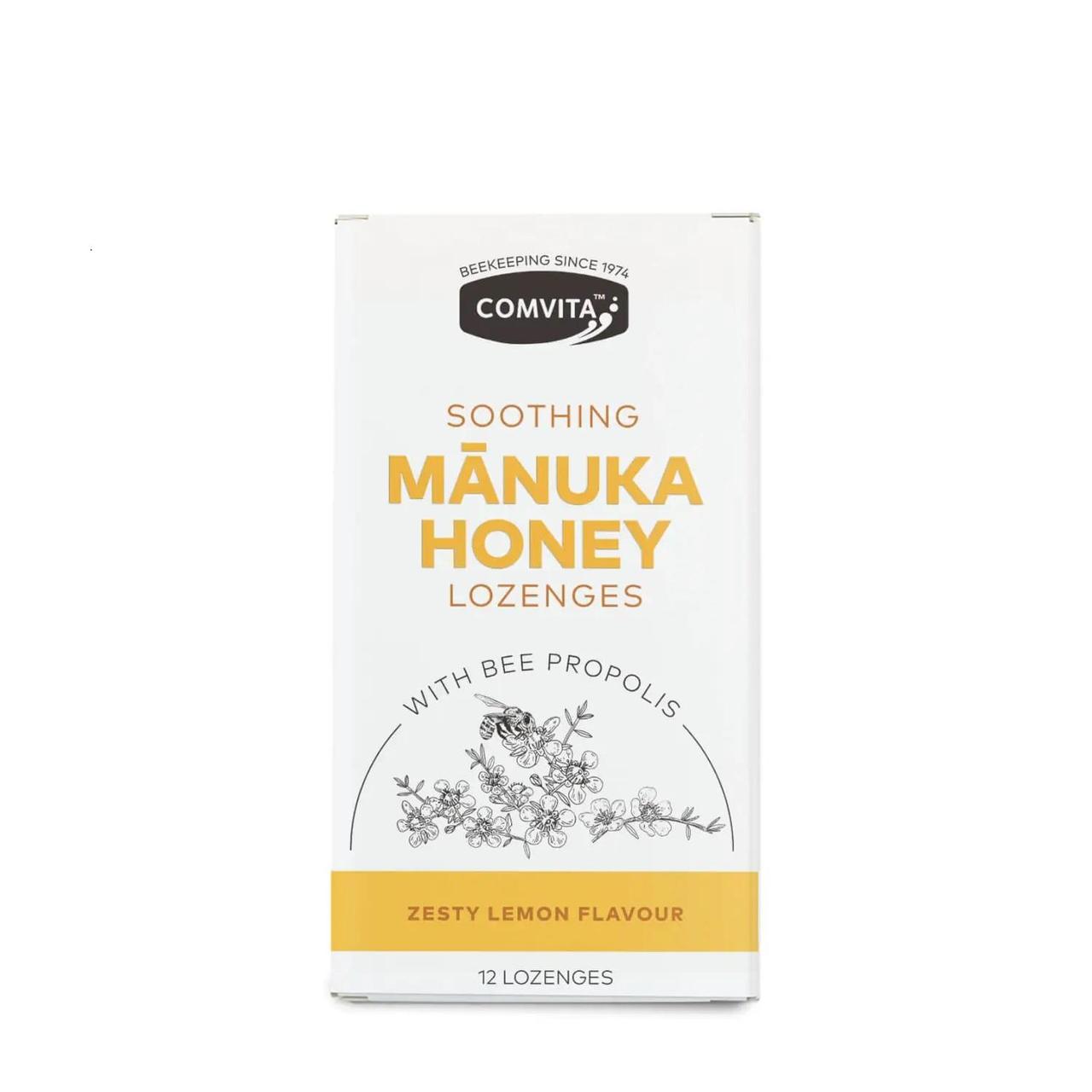 Comvita Manuka Propolis, Lemon & Honey Lozenges (12 )