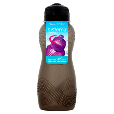 Sistema Hydrate 600ml Wave Bottle (Colours Vary)