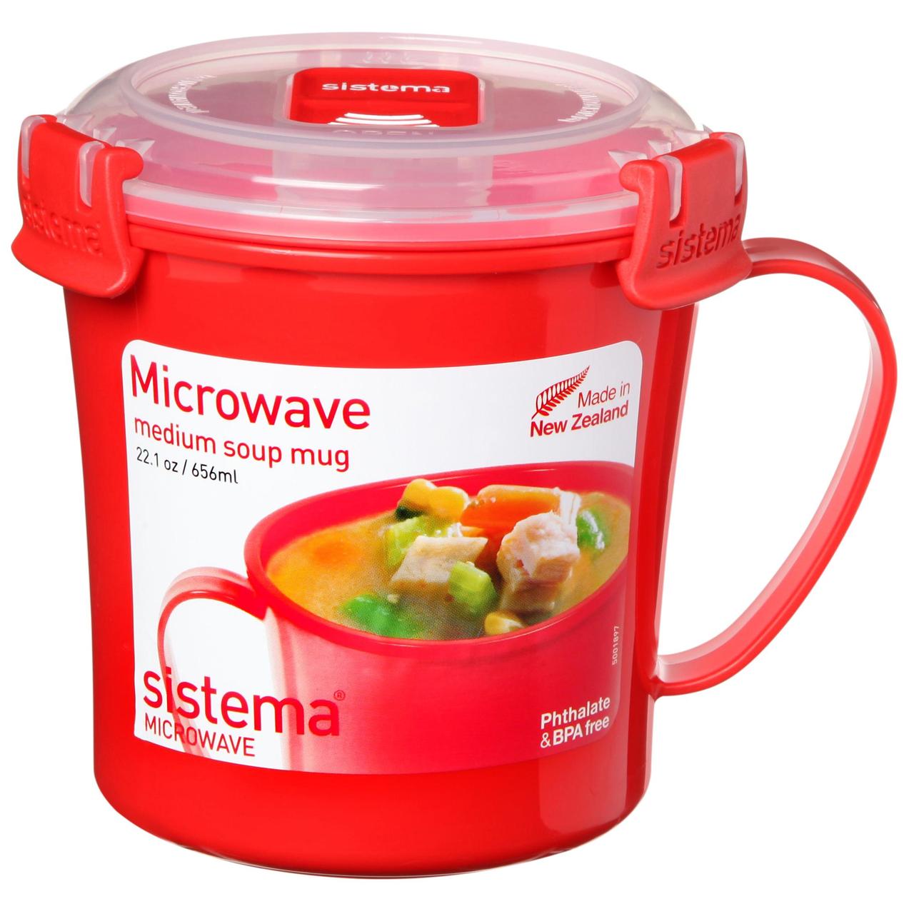 Sistema Plastic Soup Mug 656ml