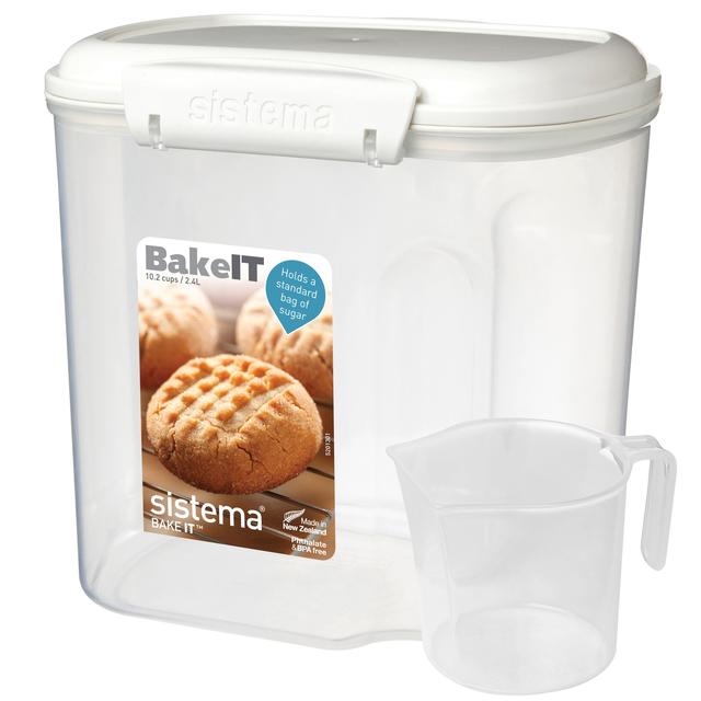 Sistema Bakery Dry Ingredients Storage with Measuring Cup 2.4L 