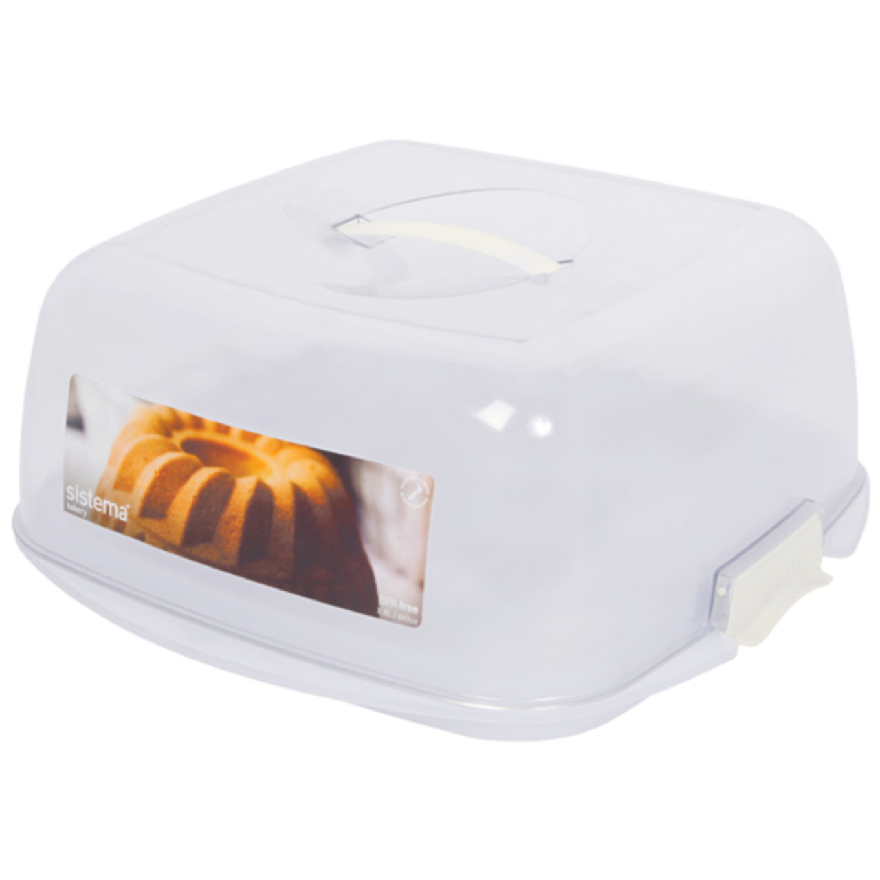 Sistema Bakery Plastic Cake & Muffin Box 8.8L 