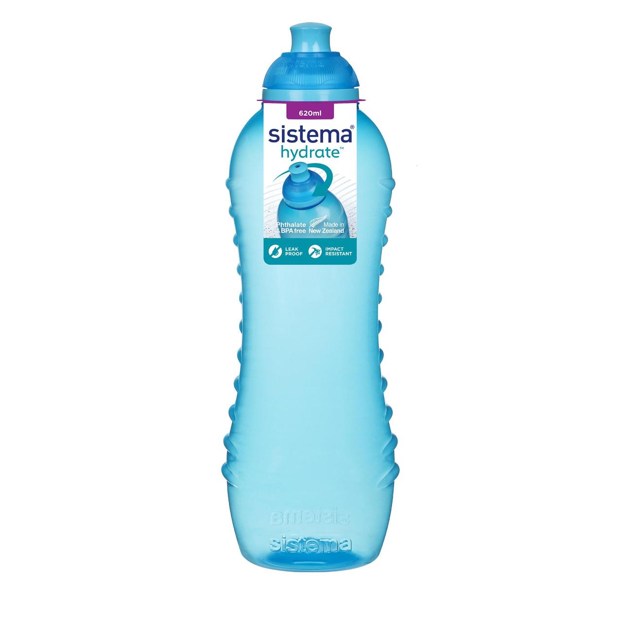 Sistema Twist 'n' Sip Blue Water Bottle 620ml