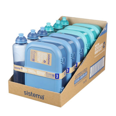 Sistema 1.1L Ribbon LunchBox & 480ml Bottle