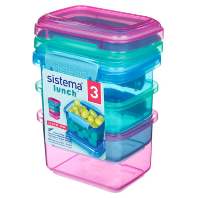 Sistema Lunch Food Storage Containers 3x400ml