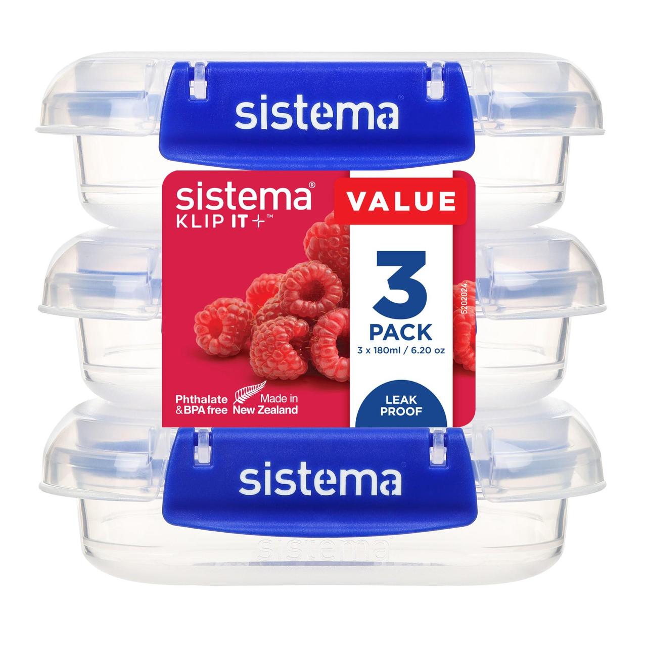 Sistema Klip It Plus 3 Pck Storage, 180ml