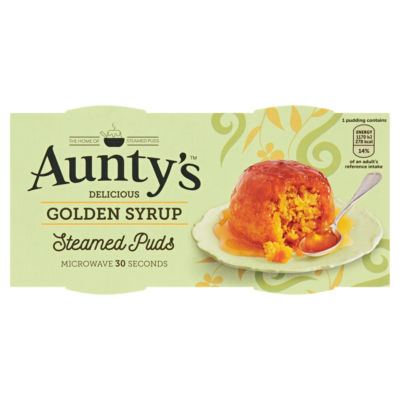 Aunty's Delicious Golden Syrup Steamed Puddings 190g