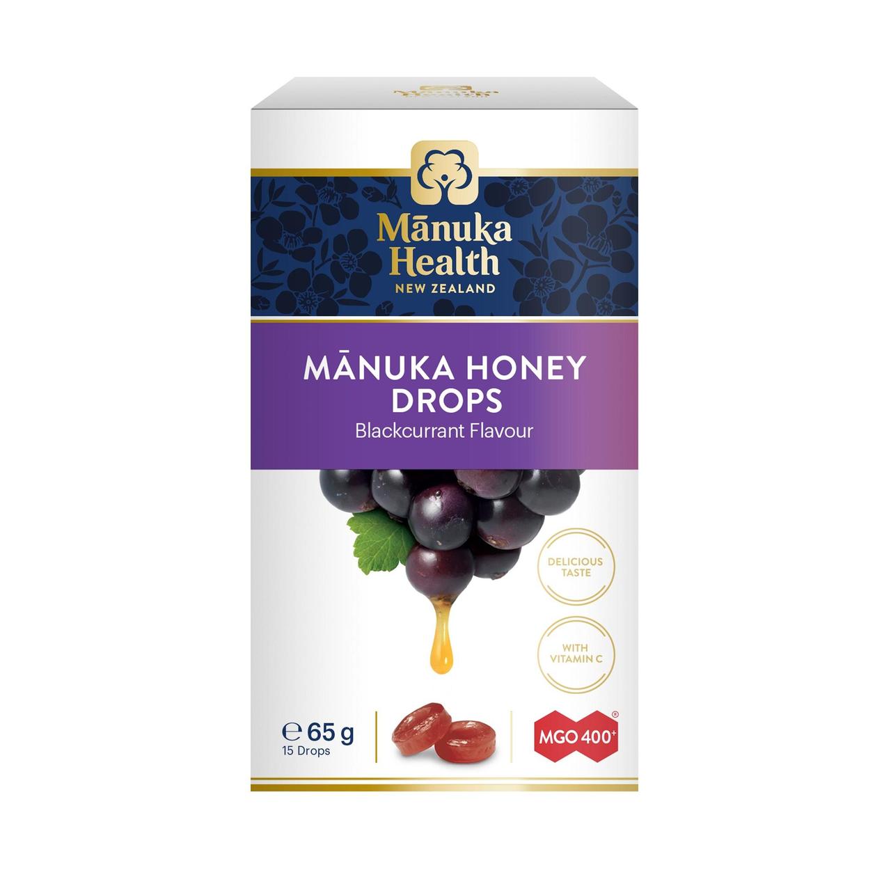 MGO 400+ Manuka Honey Lozenges with Blackcurrant