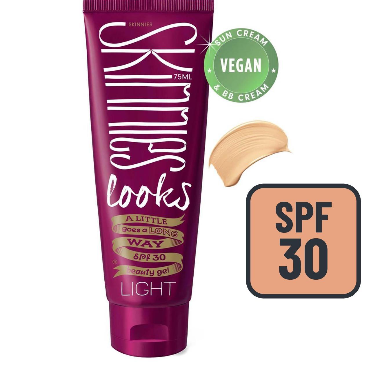 Skinnies Looks Tinted SPF 30 Light BB Cream, Vegan 