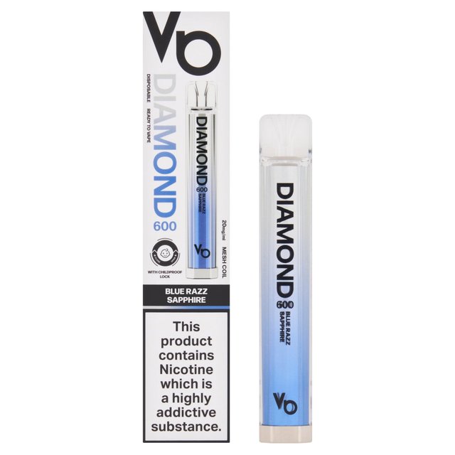 Vapes Bars Diamond Blue Razz Sapphire 20mg 