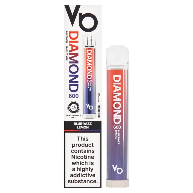 Vapes Bars Diamond Blue Razz Lemon 20mg 