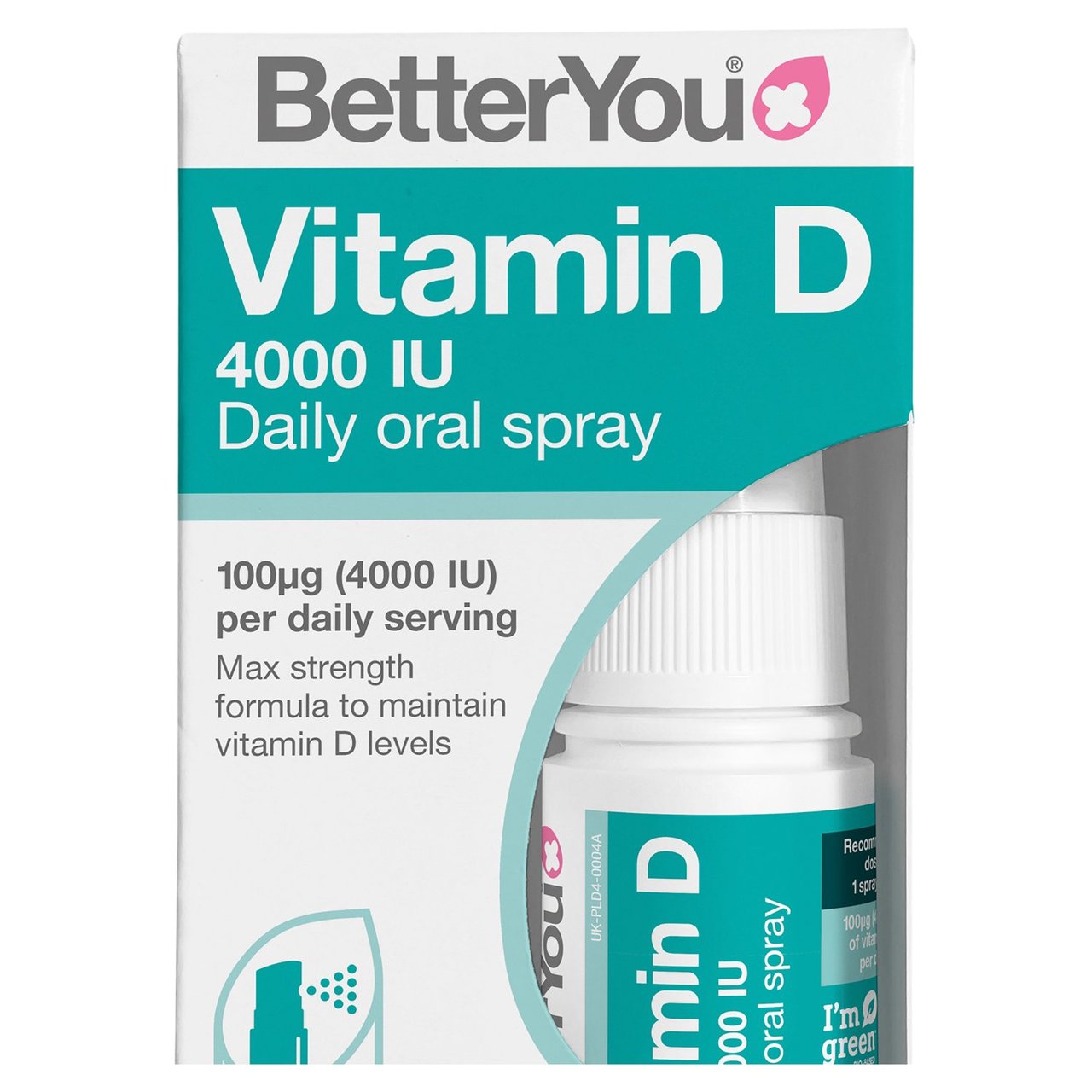 BetterYou Vitamin D4000IU Oral Spray