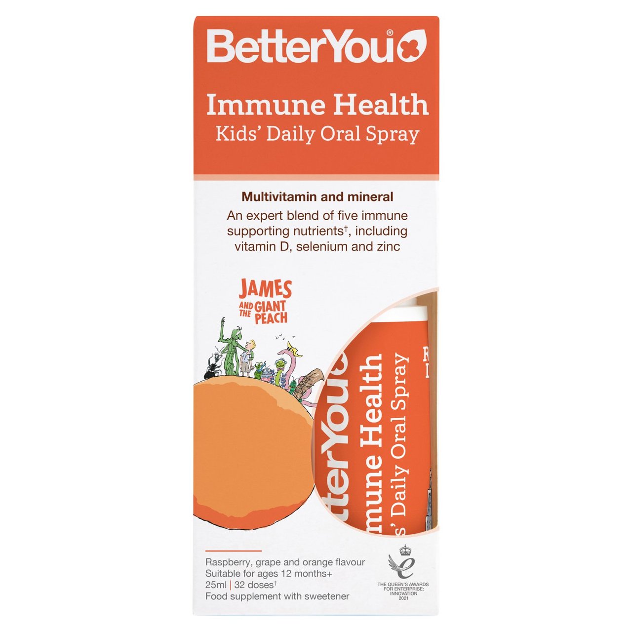 BetterYou Immune Health Kids Daily Oral Spray