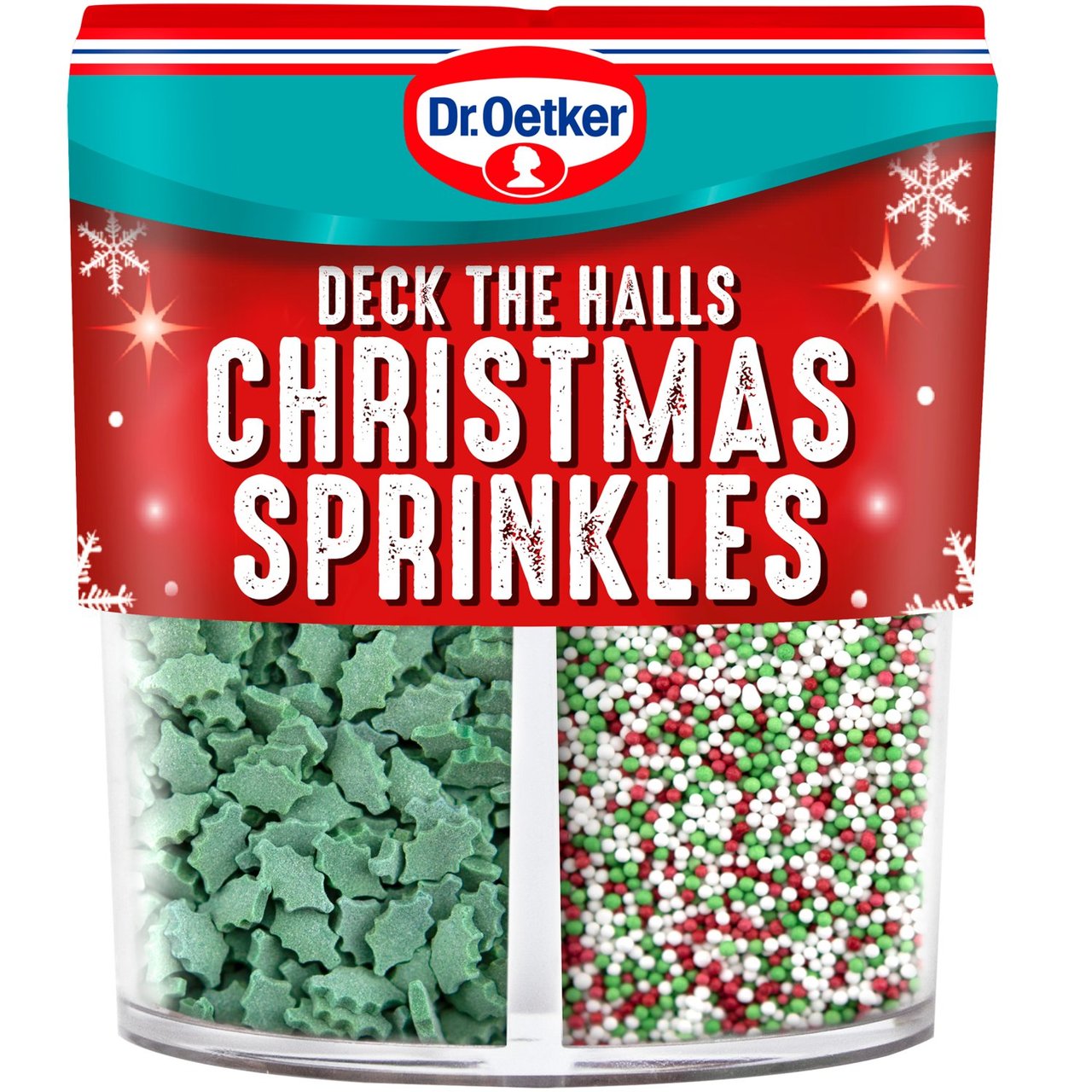 Dr. Oetker Christmas Sprinkles Red & Green Mix