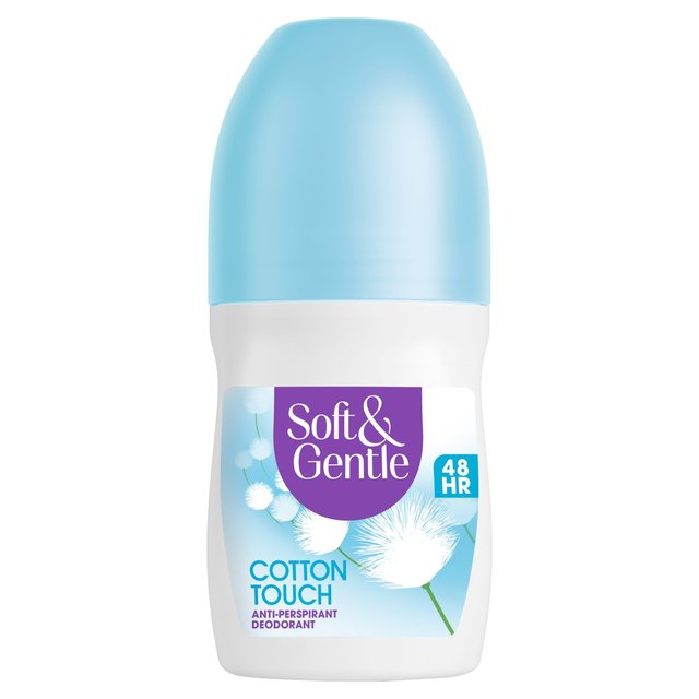 Soft & Gentle Cotton 48h Anti-Perspirant Deodorant Roll On  50ml