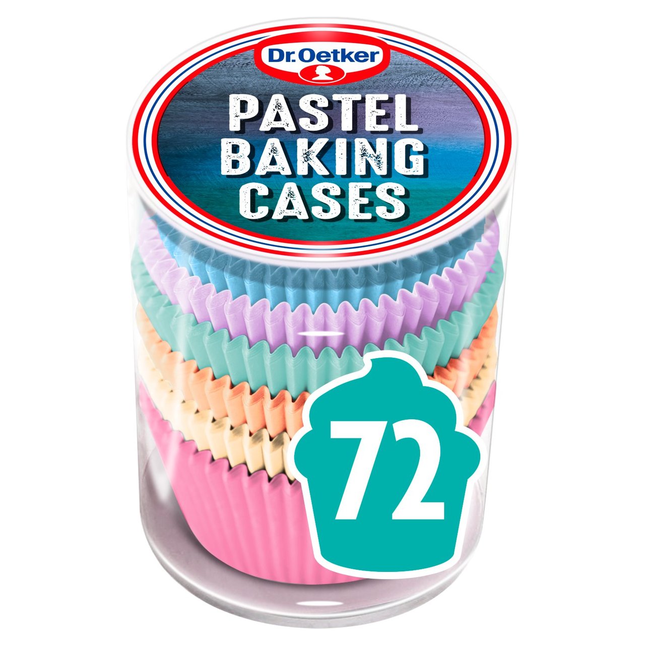 Dr. Oetker Pastel Cupcake Cases 72 per pack