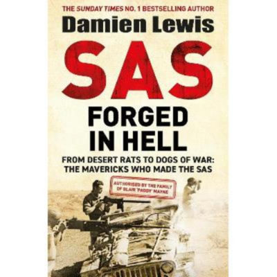 Hardback SAS Forged in Hell by Damien Lewis