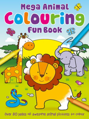 Igloo Books Mega Animal Colouring Fun Book