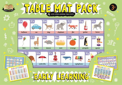 Igloo Books HWH Table Mat Pack-Table Mat Pack: Early Learning