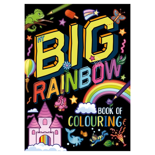 Igloo Big Rainbow Colouring Book 